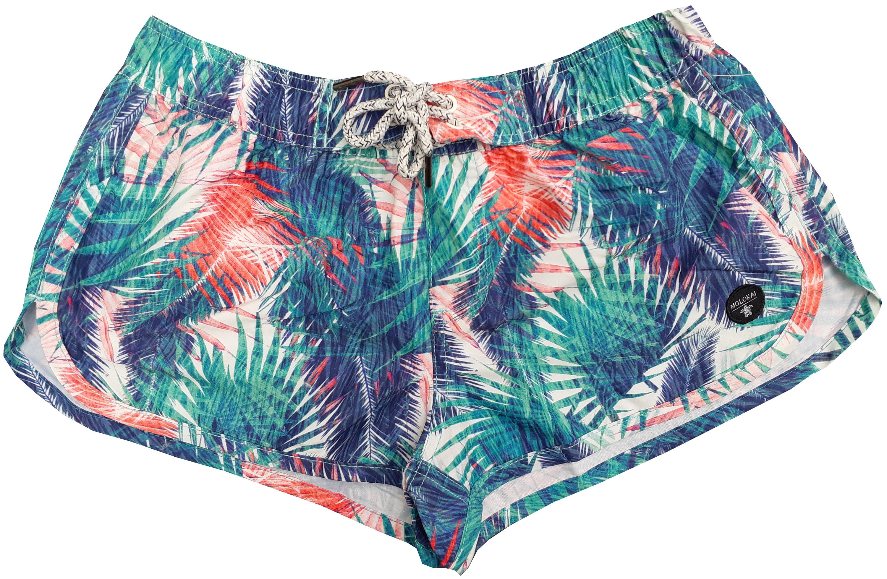Molokai Women's Palm Leaves Swim Trunks