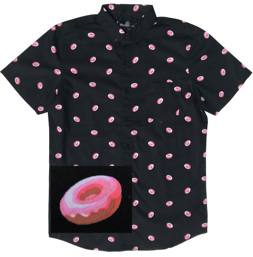 Donut Button Down Boys Shirt