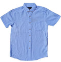 Solid Baby Blue Seersucker Button Down Shirt