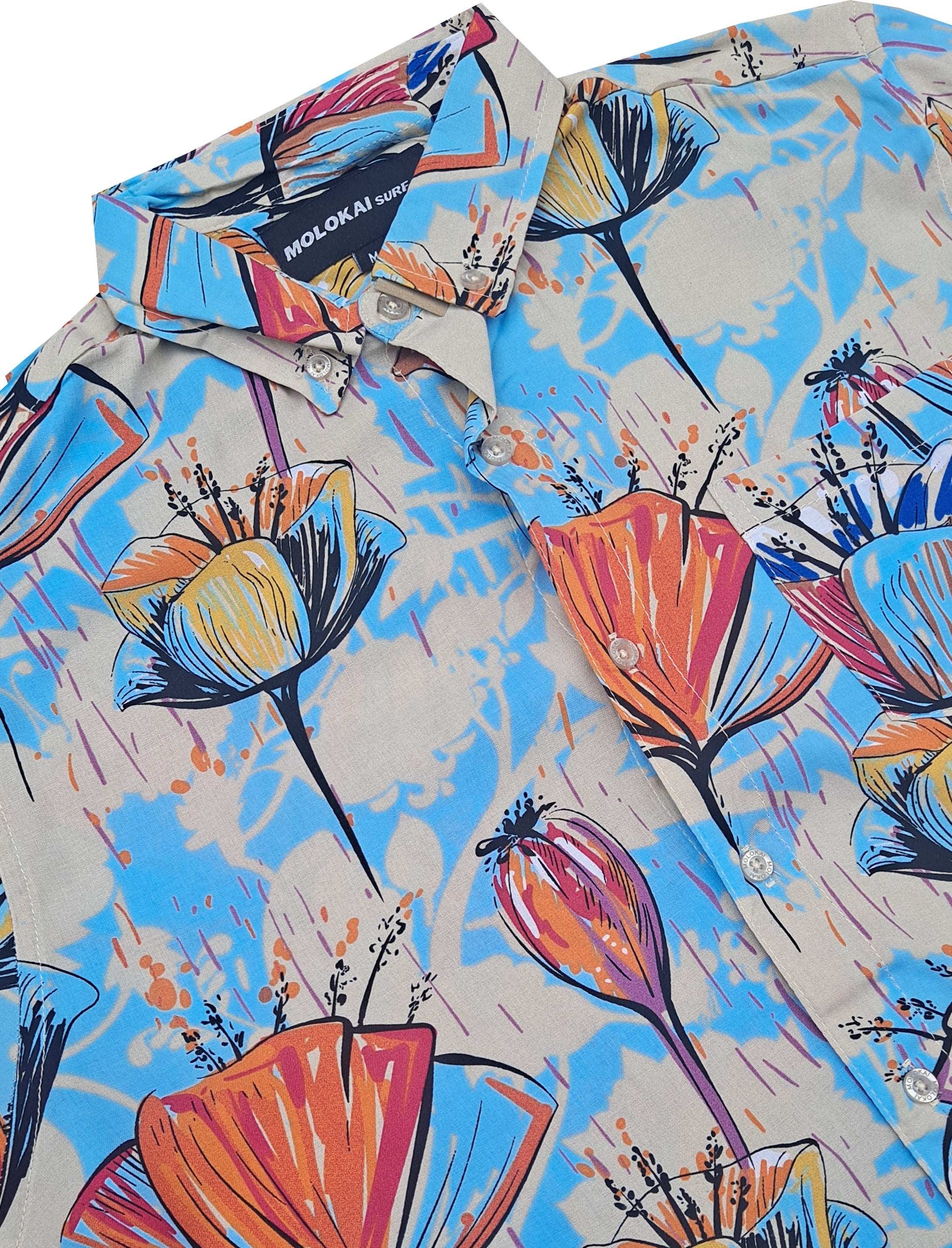 Blooming Tulips Button Down Shirt