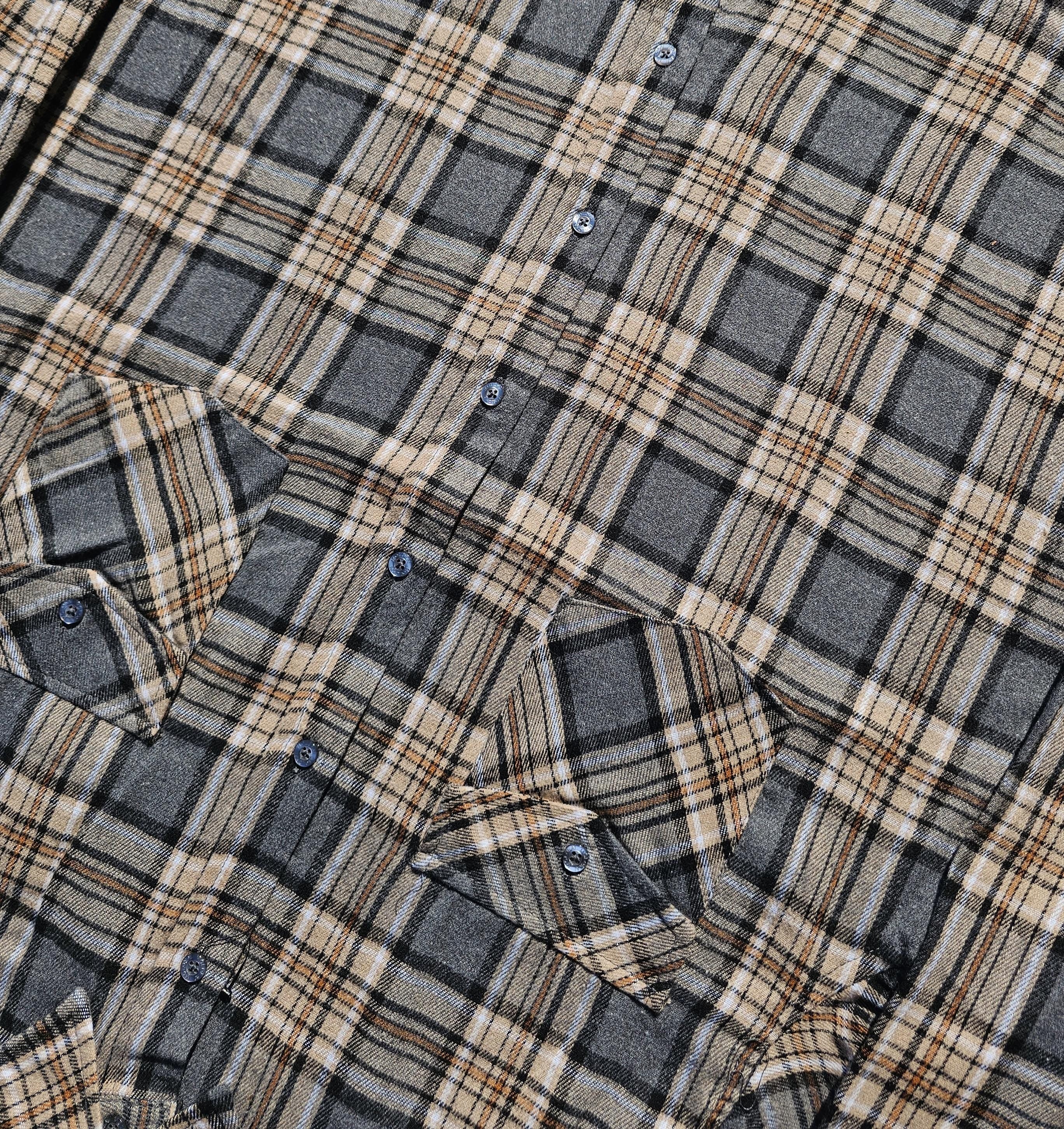 Grey and Brown Flannel