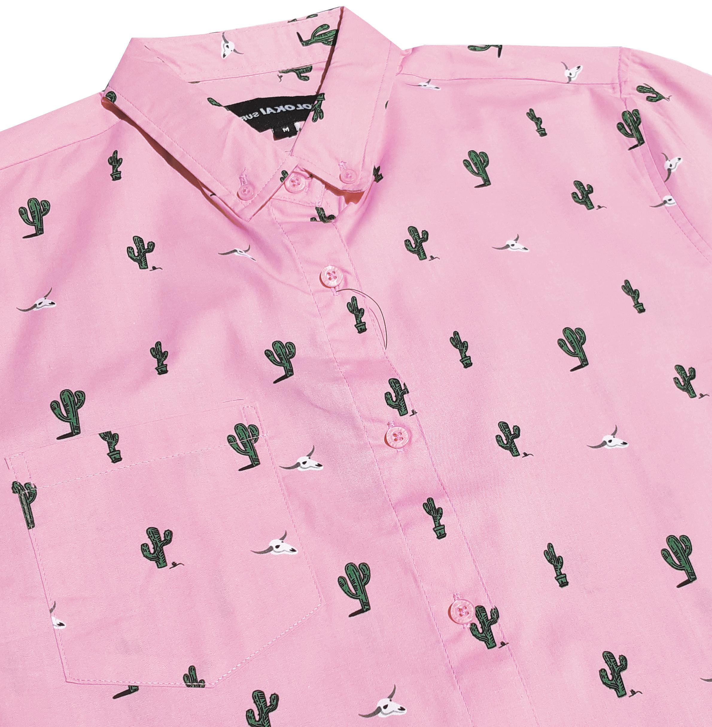 Light Pink Wild West Button Down Shirt