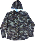 Camo Cargo Hooded Jacket