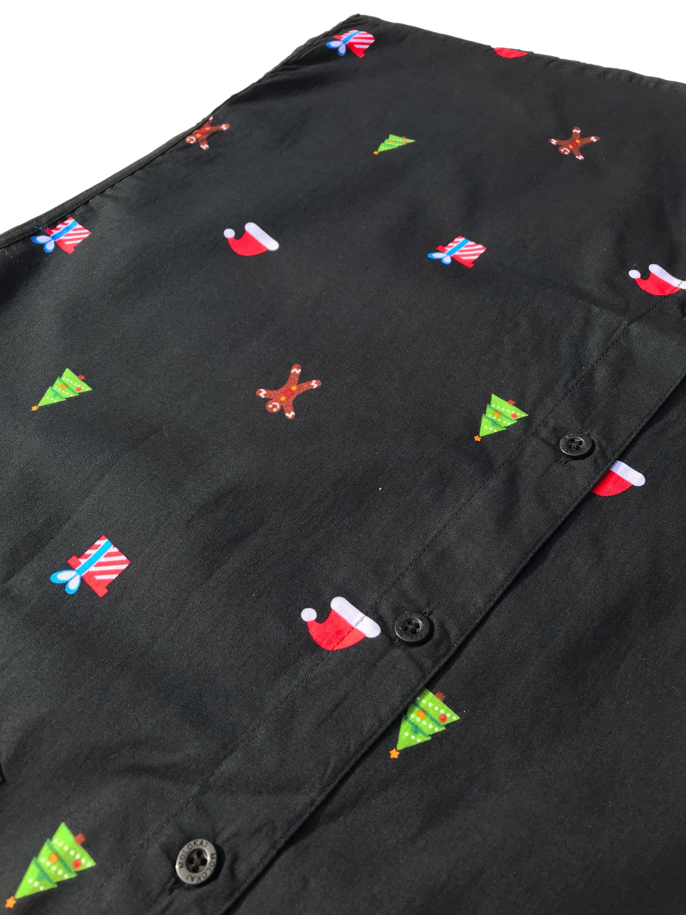 Mens Christmas Button Down Shirt