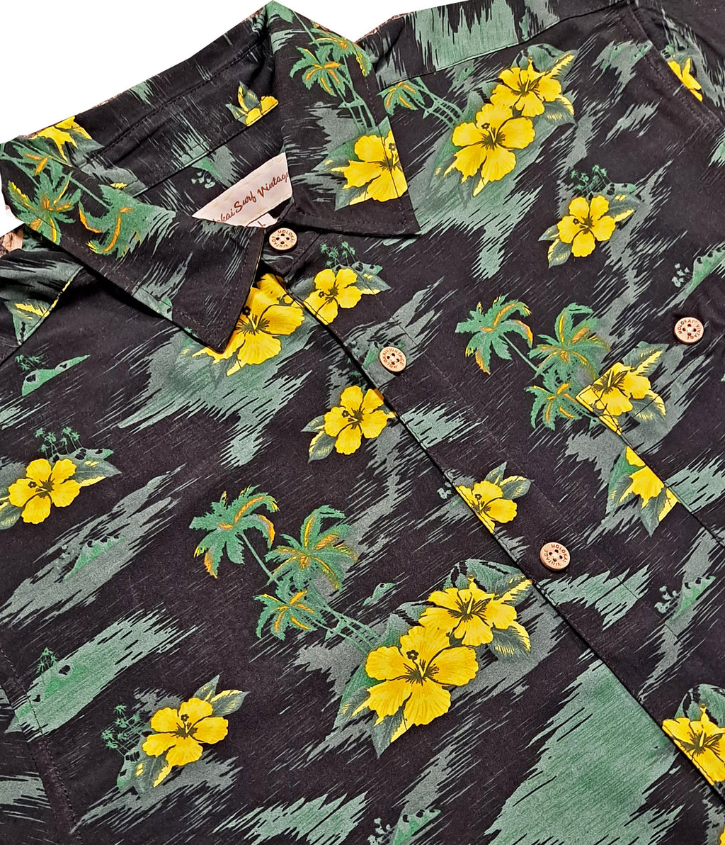 Vintage Yellow Hibiscus