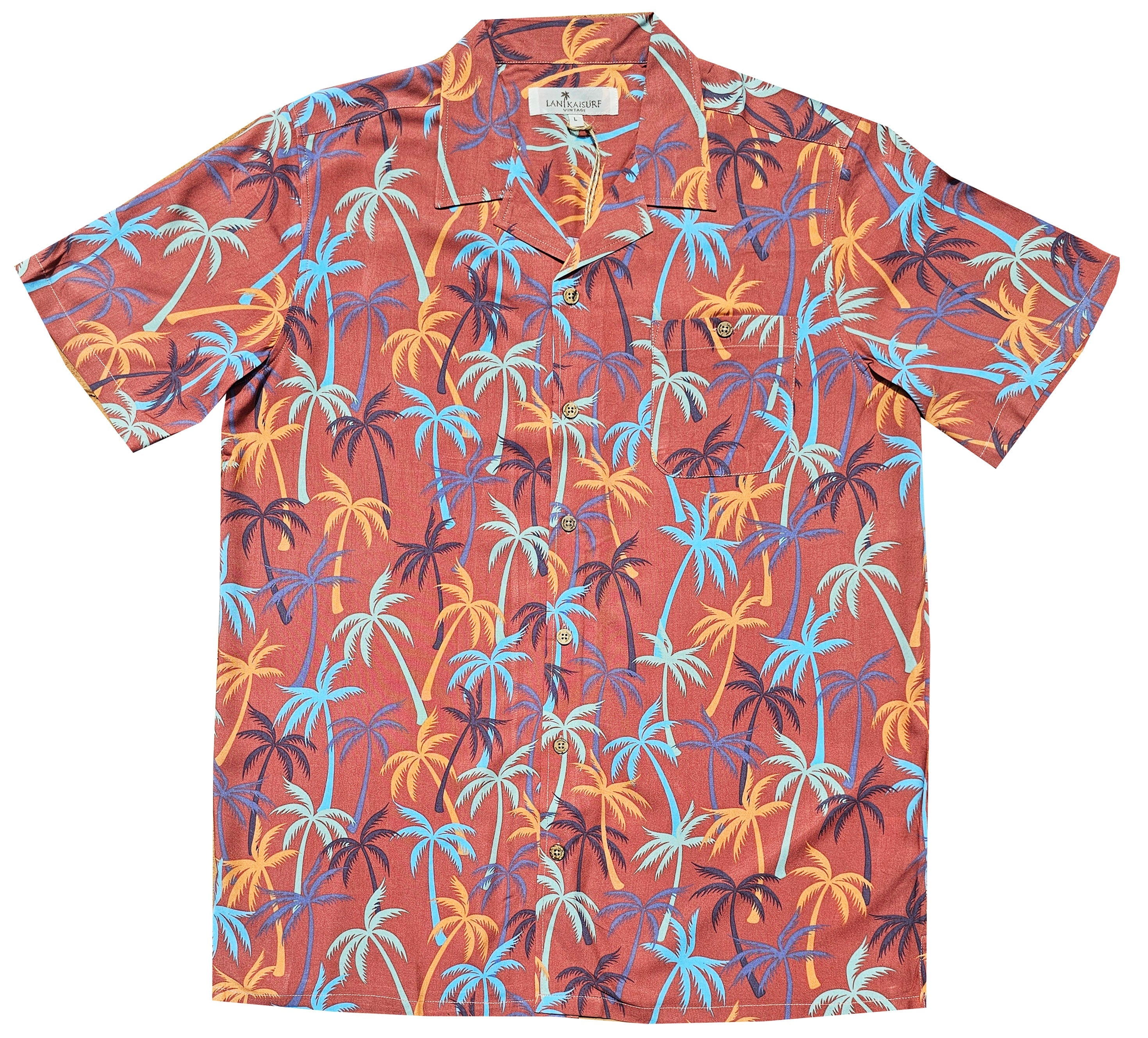 Vintage Coral Palms