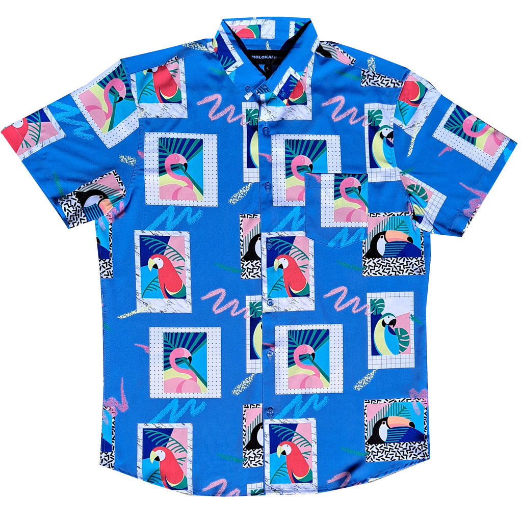 Retro Tropical Birds