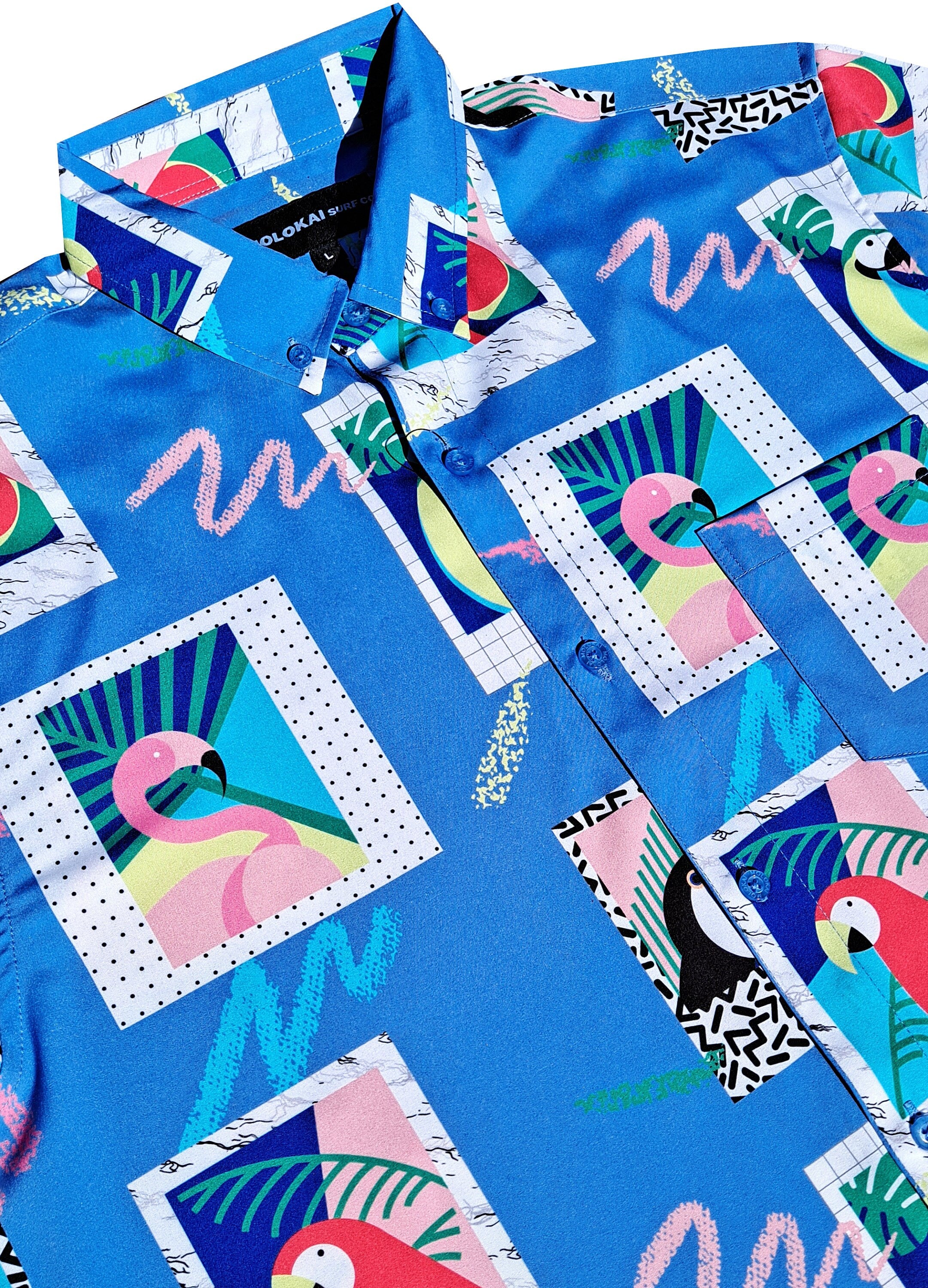 Retro Tropical Birds