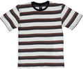 Brown and White Striped Shirt