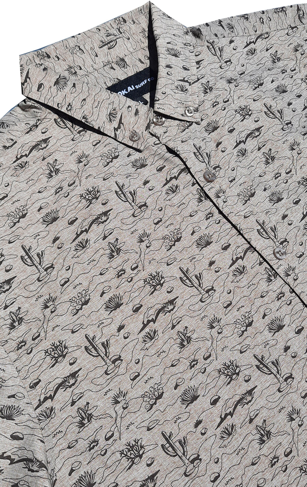 Mojave Desert Brown Button Down Shirt