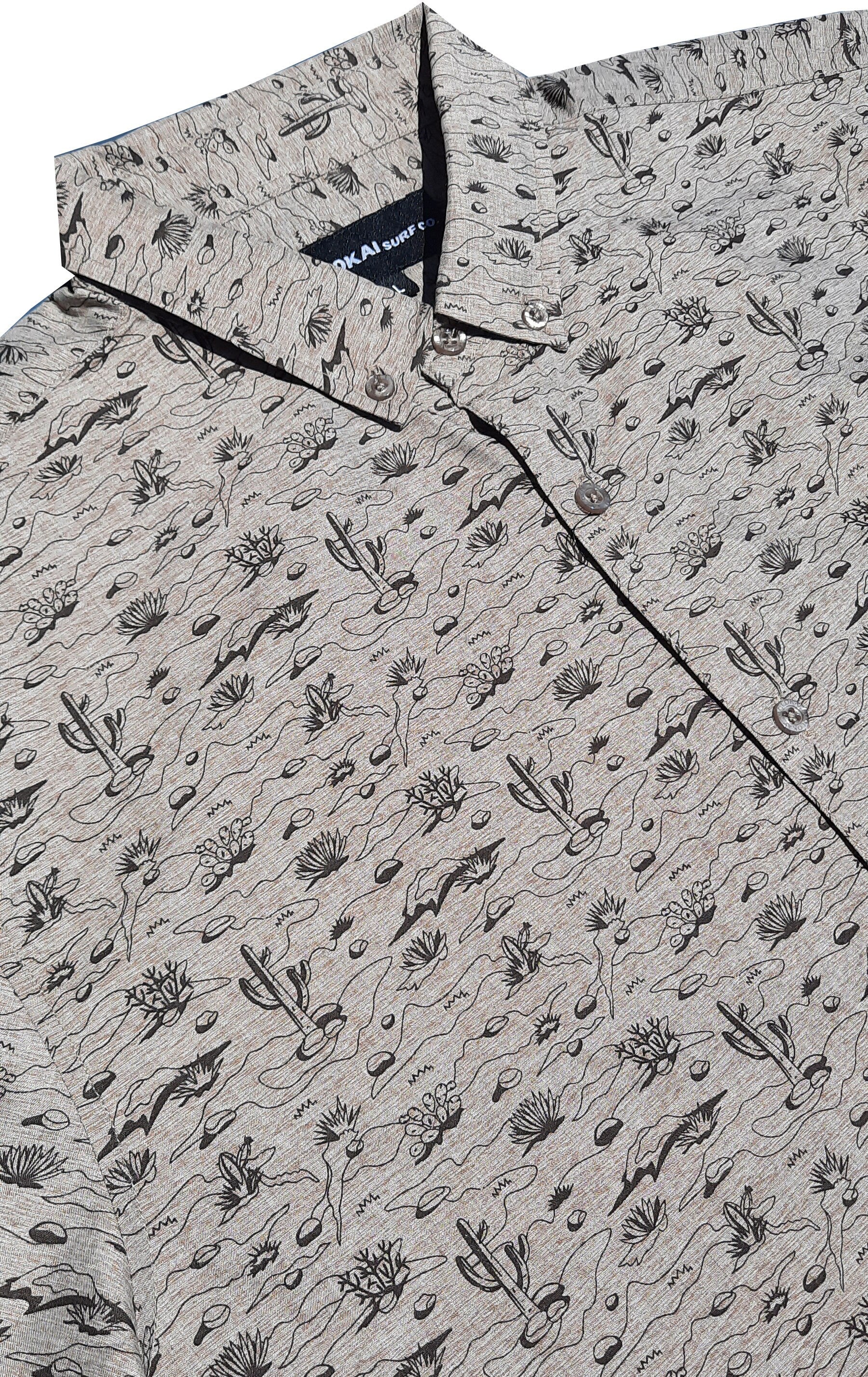 Mojave Desert Brown Button Down Shirt
