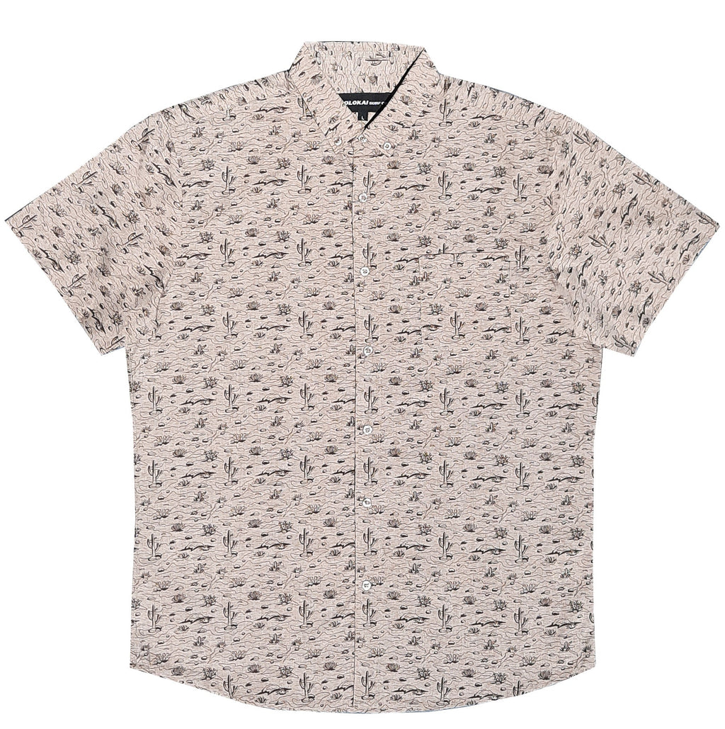 Mojave Desert Brown Button Down Shirt