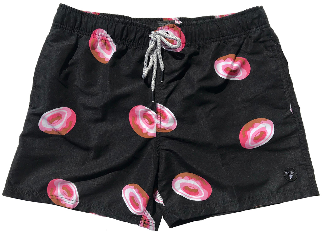 Molokai Donuts Boys Swim Trunks