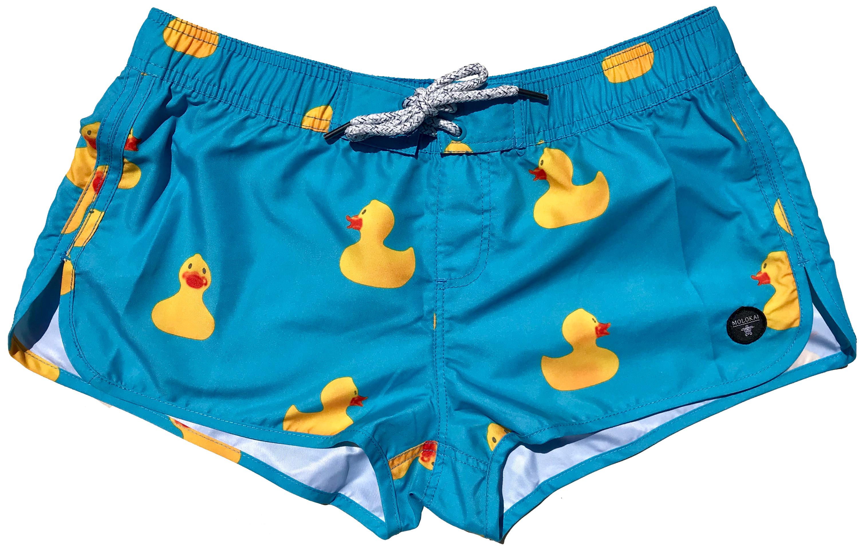 Molokai Womens Rubber Duck Swim Trunks
