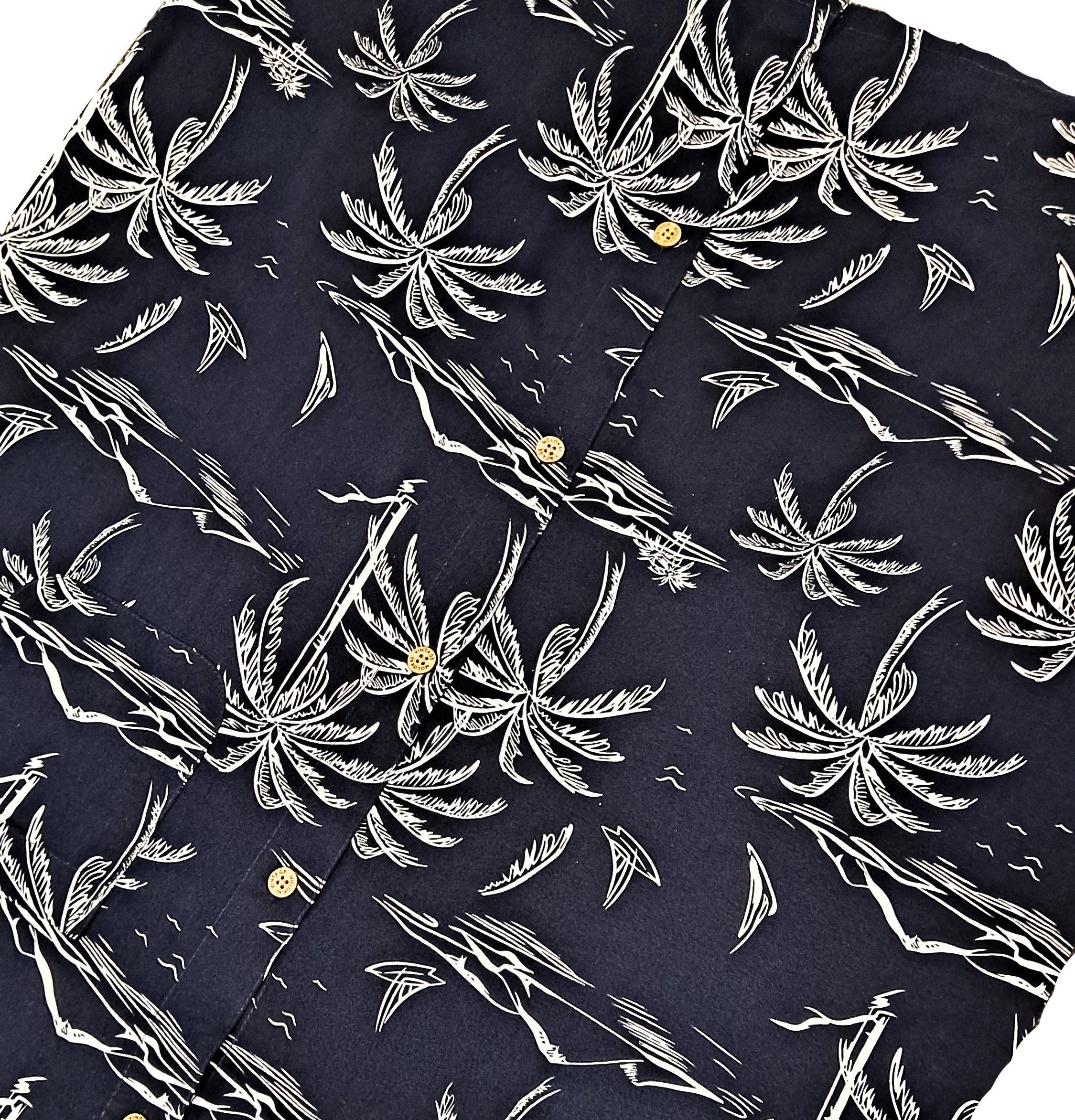 Vintage Navy and White Island Life