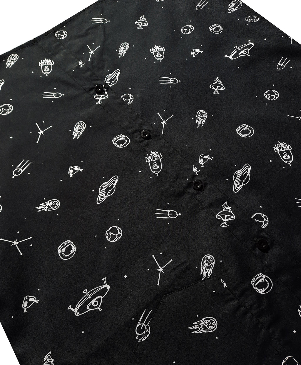 Space Cosmos Button Down Boys Shirt