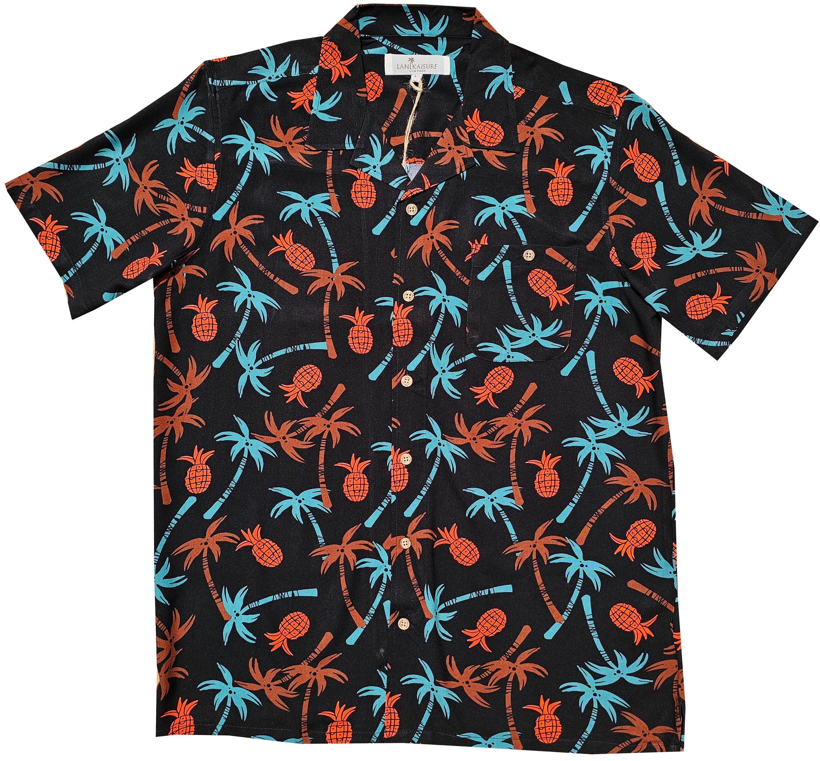 Vintage Pineapple and Palms