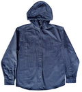 Solid Navy Cargo Hooded Jacket