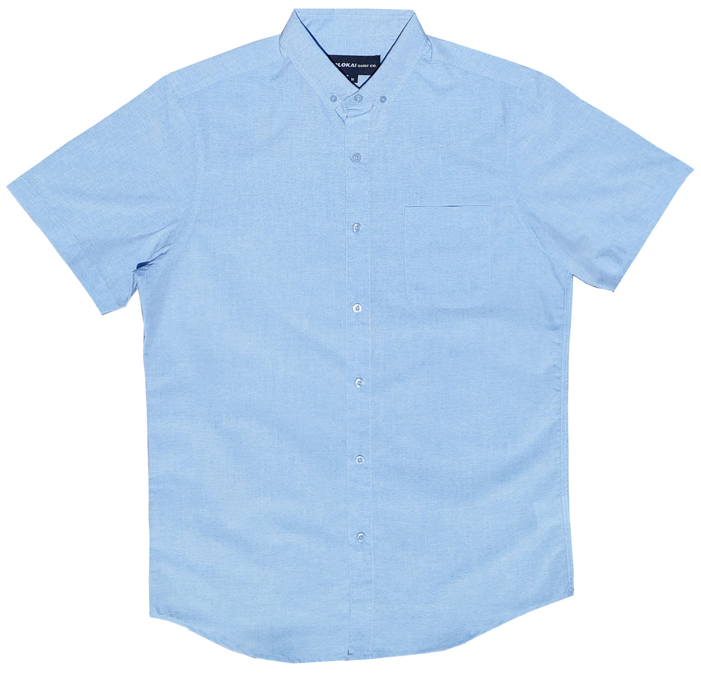 Solid Light Blue Button Down Shirt