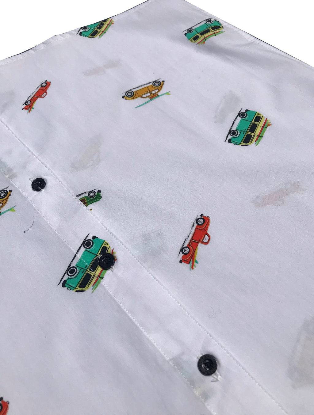 Beach Cars Button Down Shirt