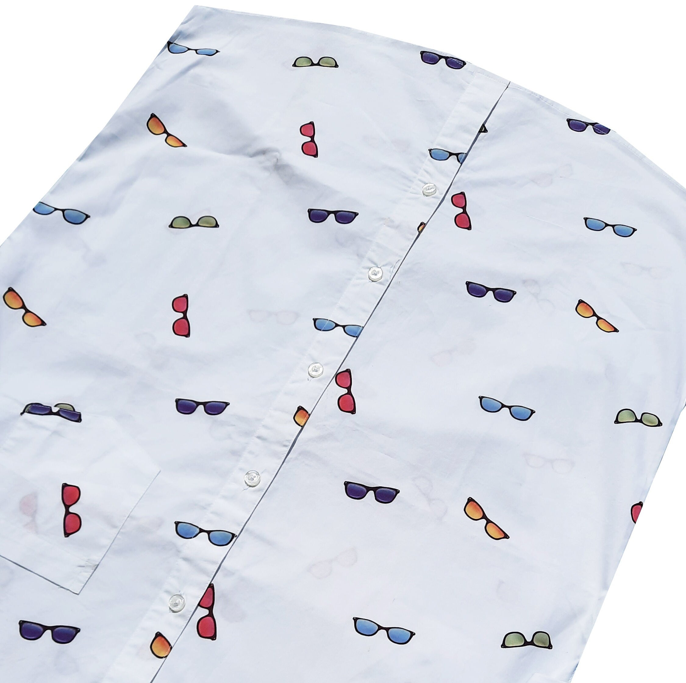 Sunglasses Button Down Shirt