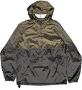 Olive Green and Black Windbreaker