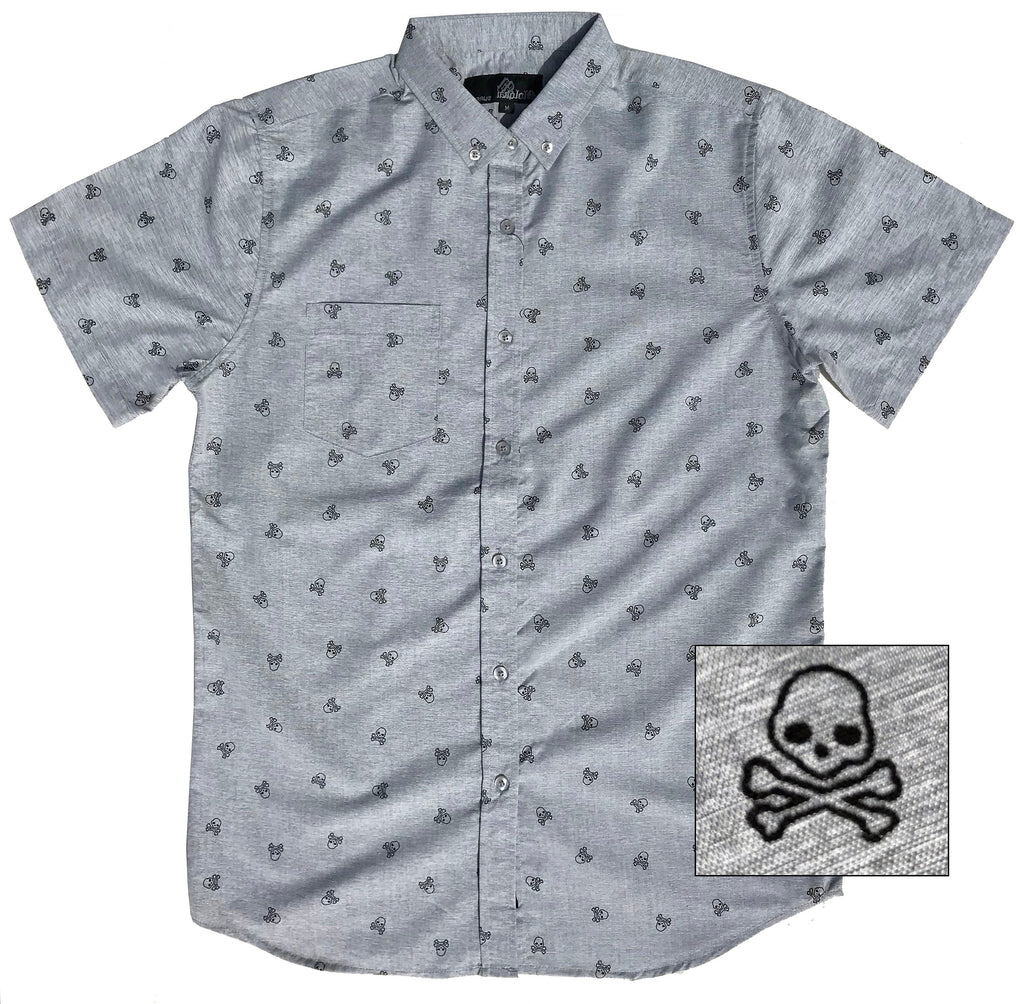 Skulls Button Down Shirt