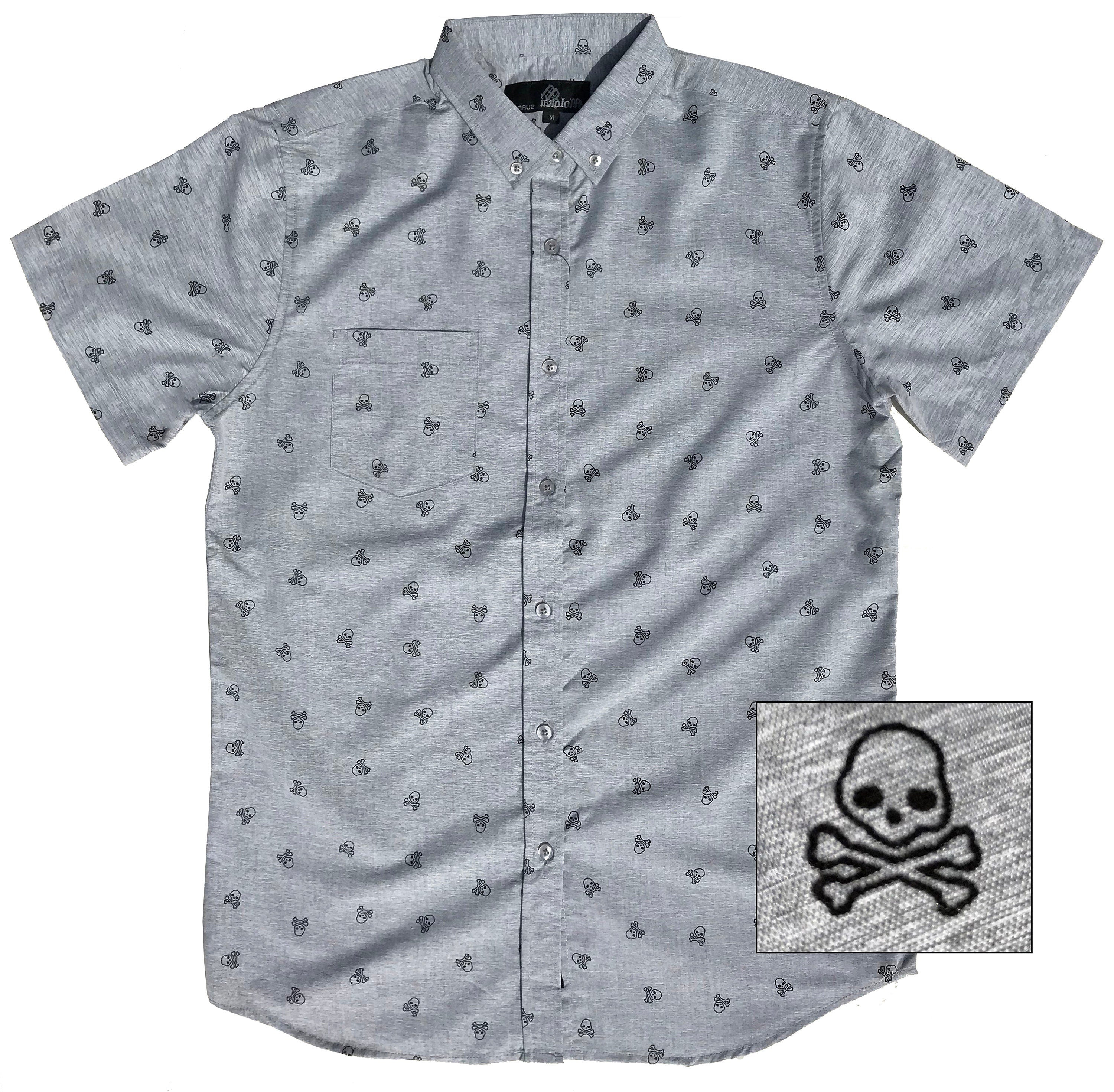 Skulls Button Down Shirt