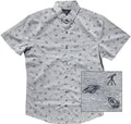 Space Odyssey Cosmos Aliens Boys Button Down Shirt