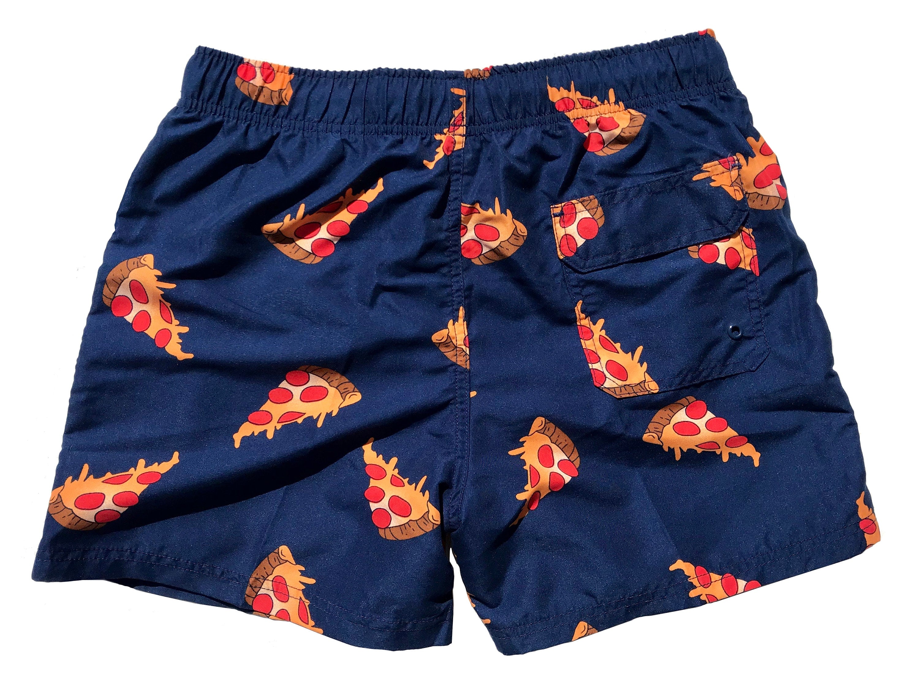 Pizza Swim Trunks