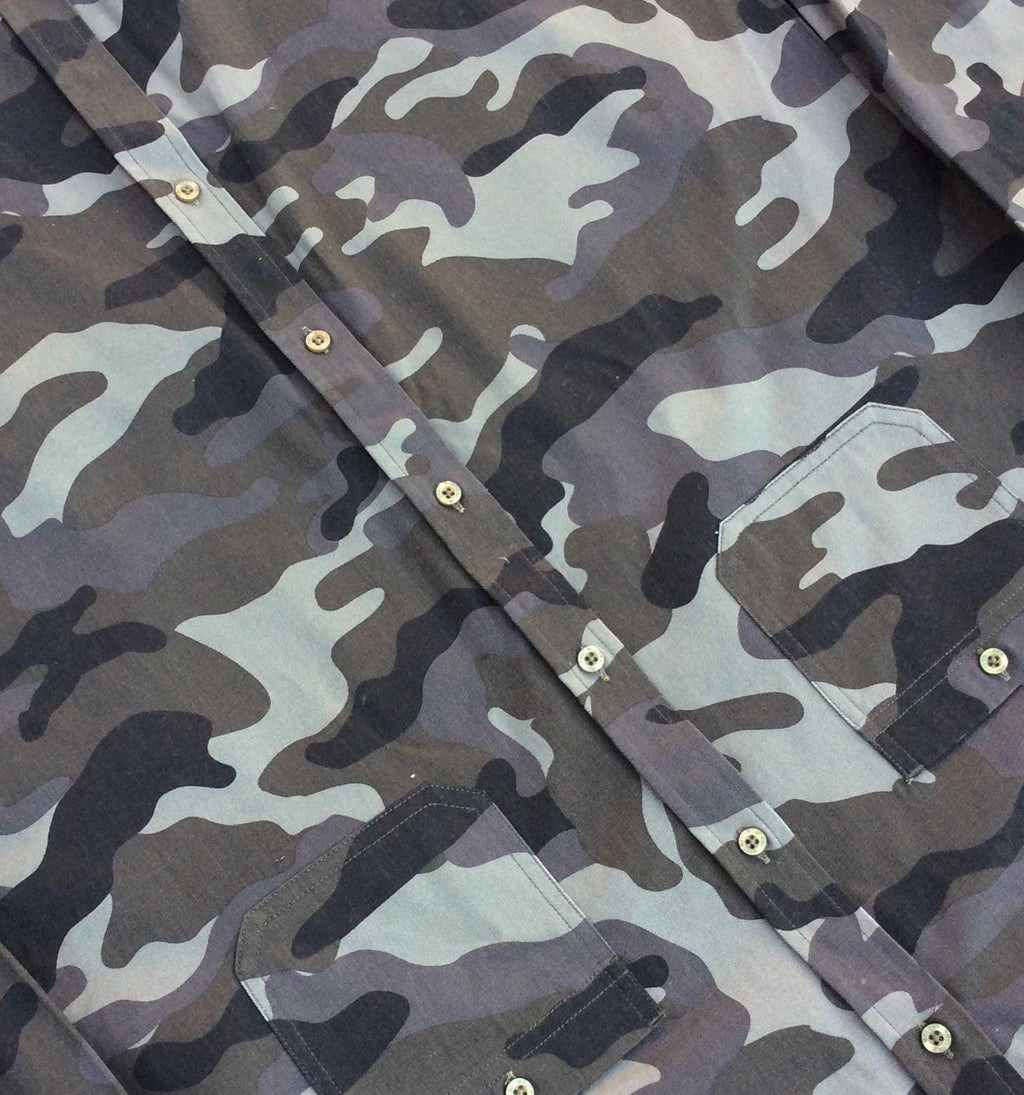 Camo Cargo Hooded Jacket