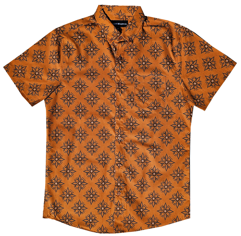 Rust Diamonds Down Shirt
