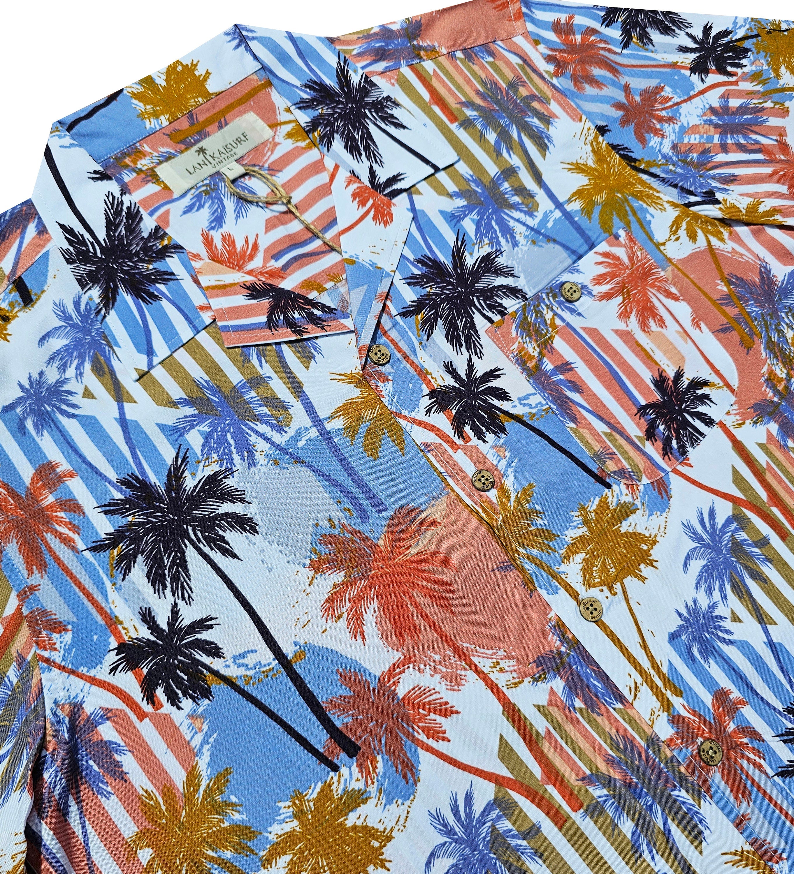 Vintage Striped Palms