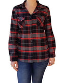 Women's Black and Red Dreamcatcher Flannel