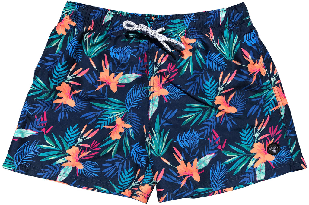 Navy Tropical Foliage
