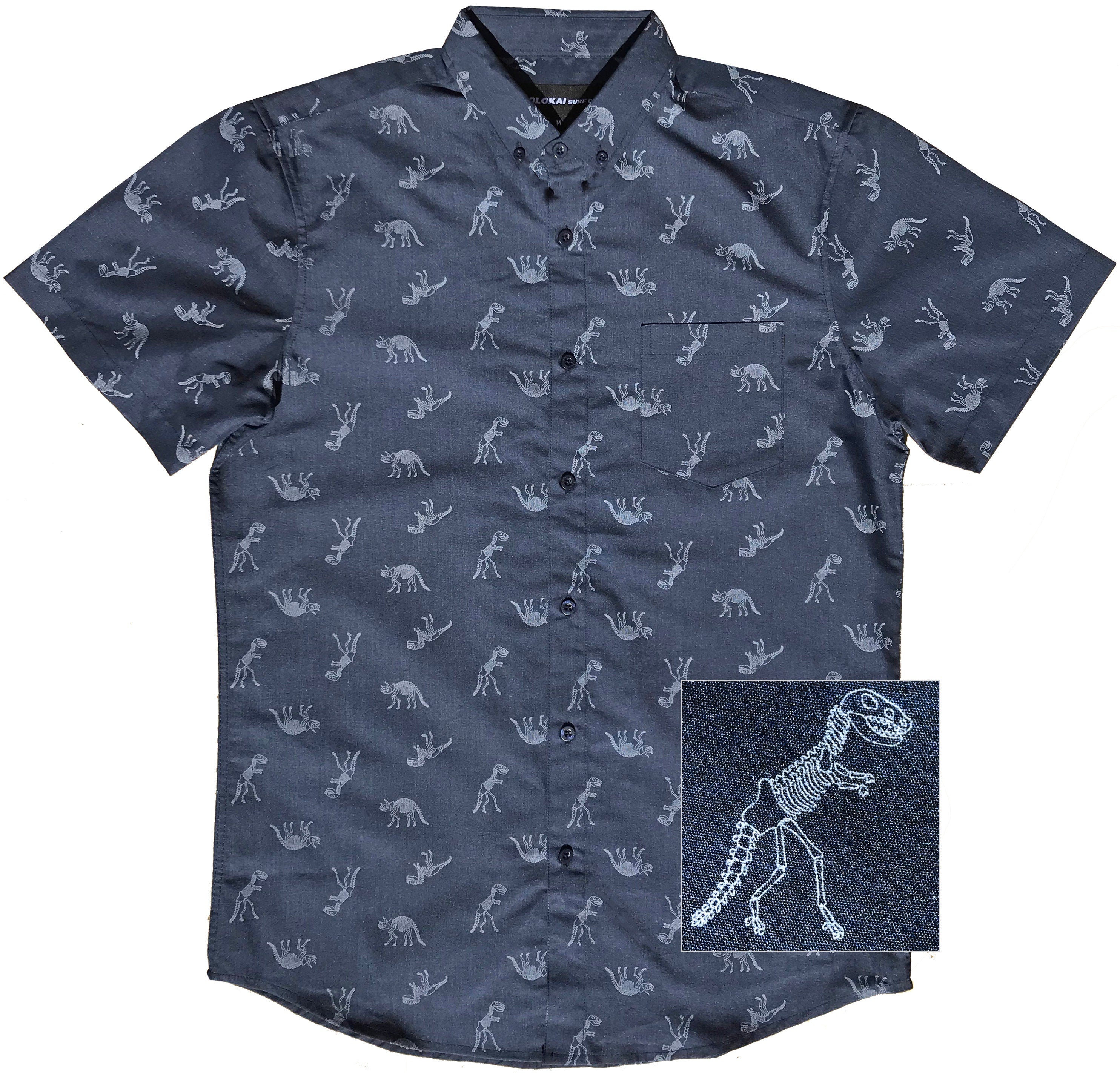 Dinosaur Button Down Boys Shirt