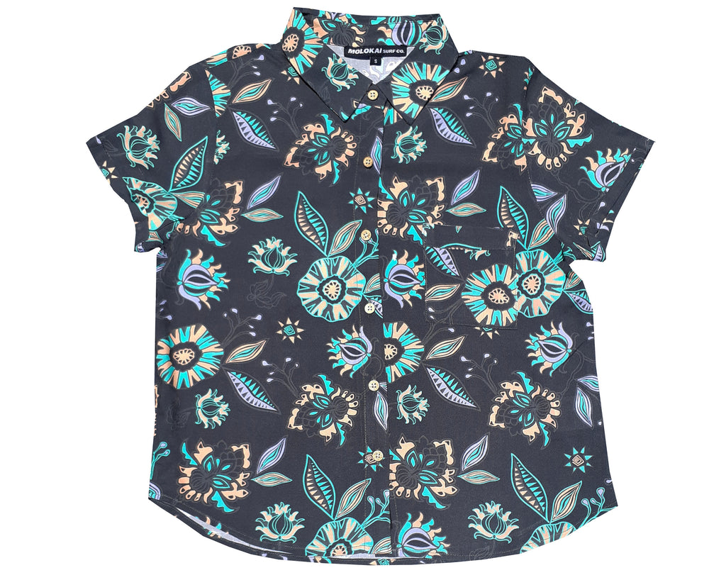 Women's Retro Floral Shirt