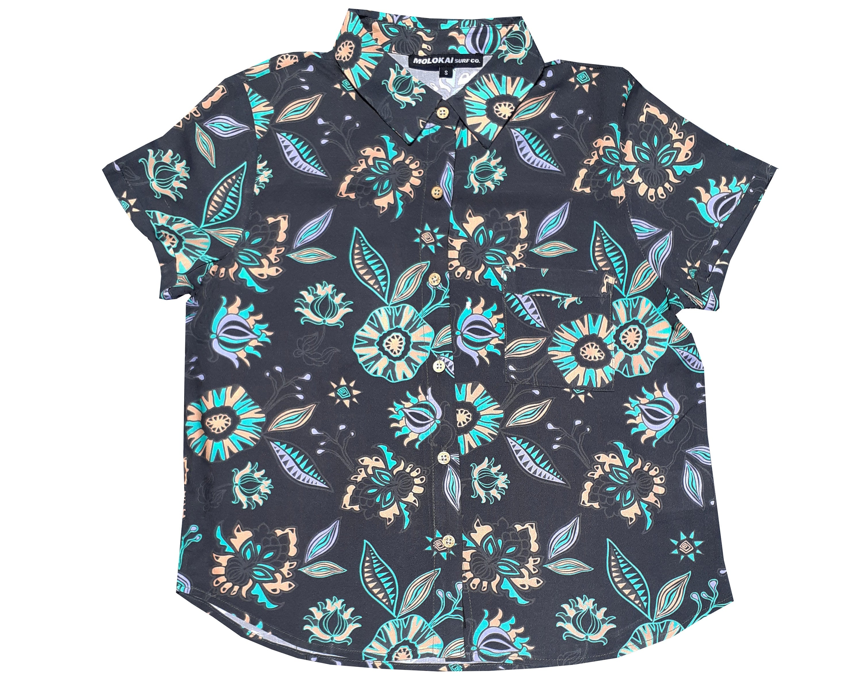 Women's Retro Floral Shirt