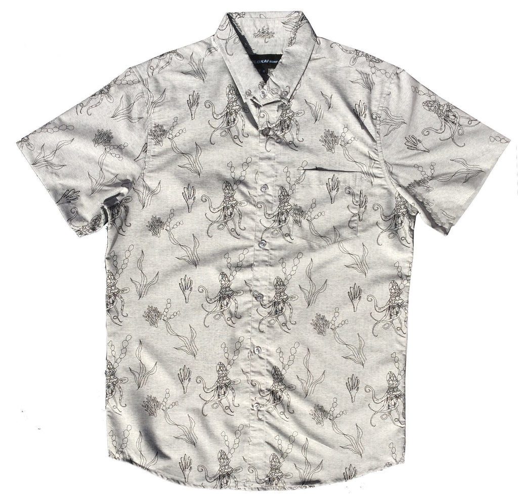 Octopus Print Short Sleeve Shirt