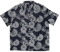 Black Floral Rhinestone Shirt