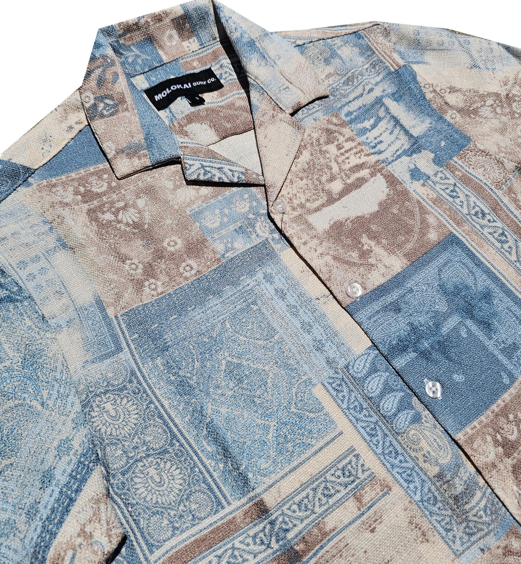 Rustic Bandana Button Down Shirt