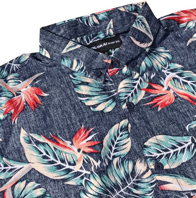 Bird of Paradise Button Down Shirt