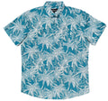 Turquoise and White Palms