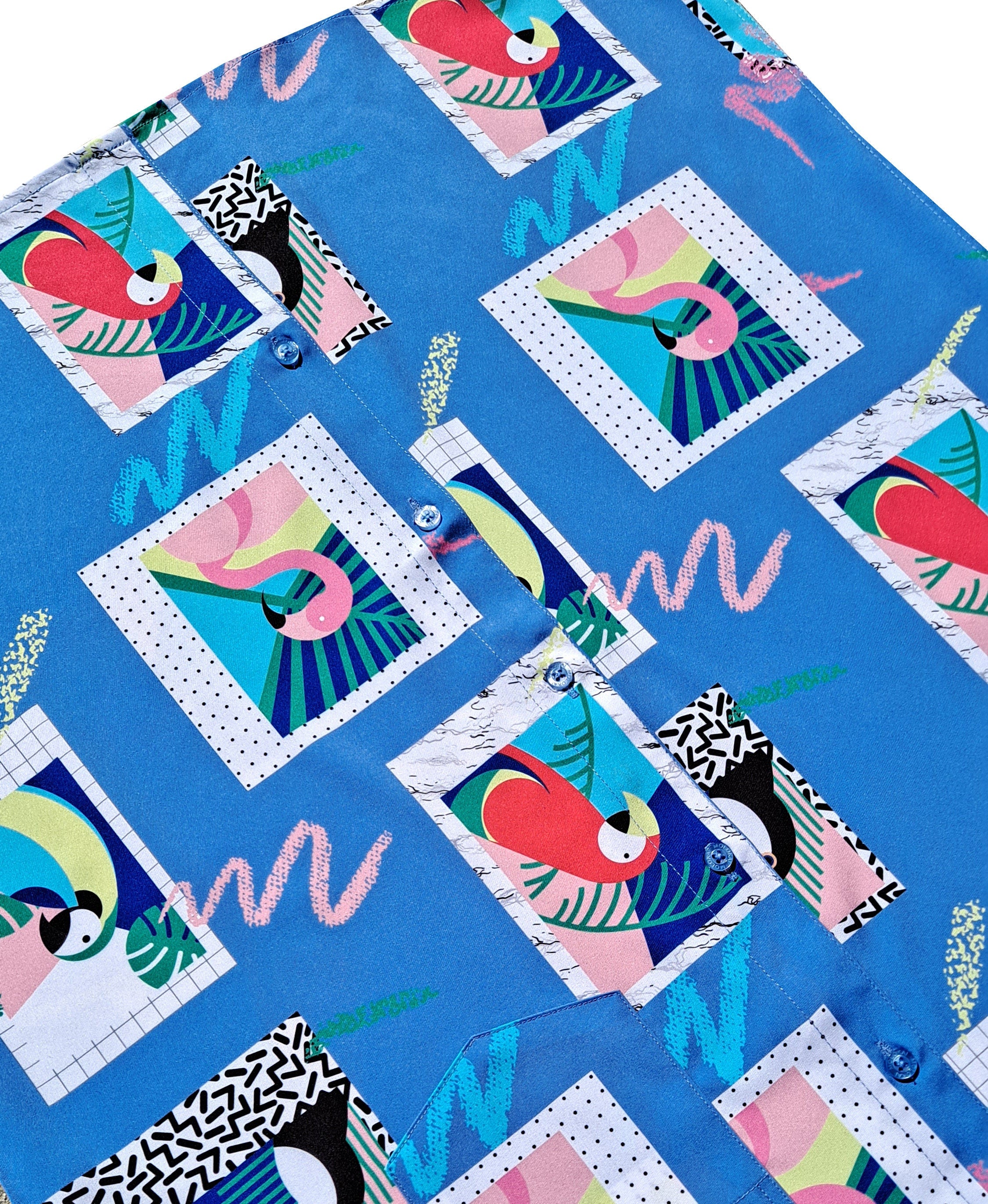 Retro Tropical Birds