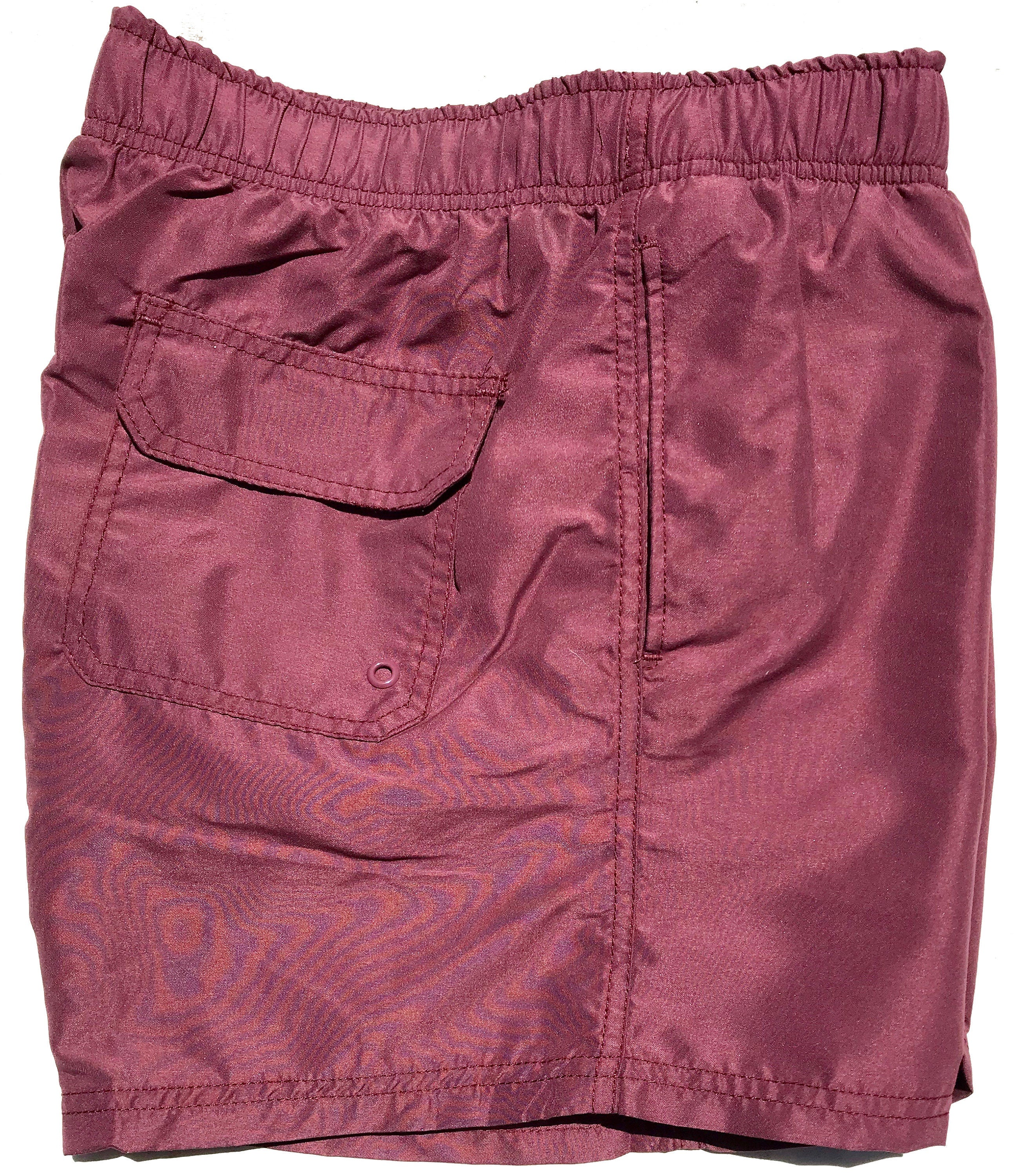 Solid Burgundy Trunks