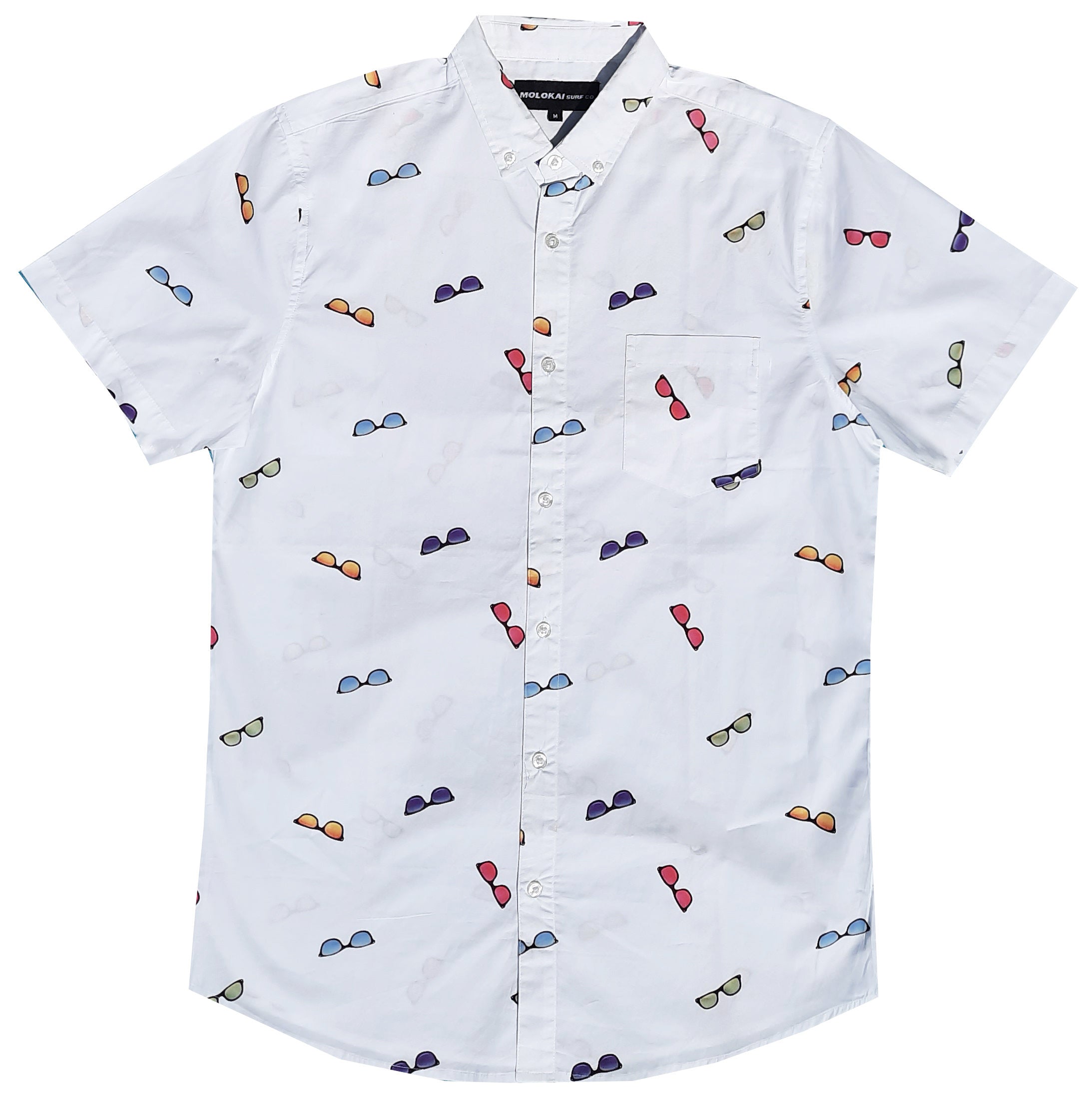 Sunglasses Button Down Shirt