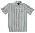Sage Green Striped Button Down Shirt