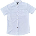 Solid White Seersucker Button Down Shirt