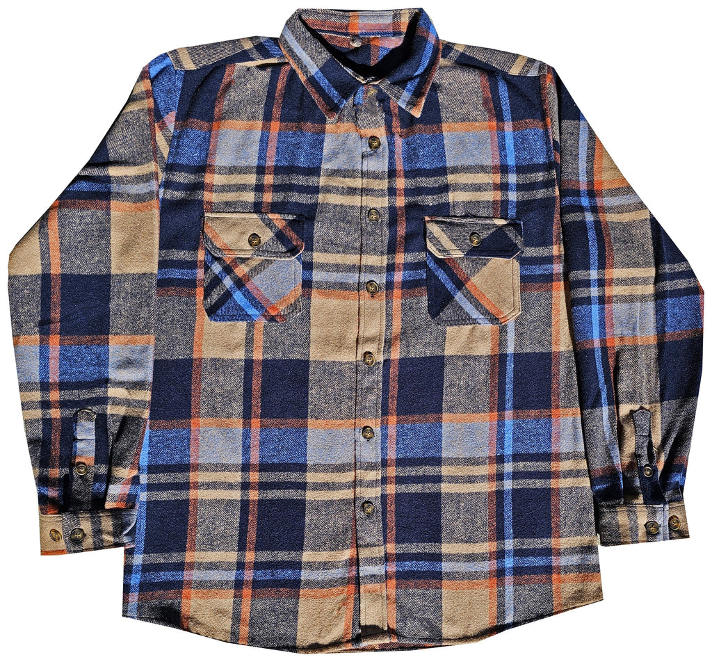 Rust Orange Heavy Flannel