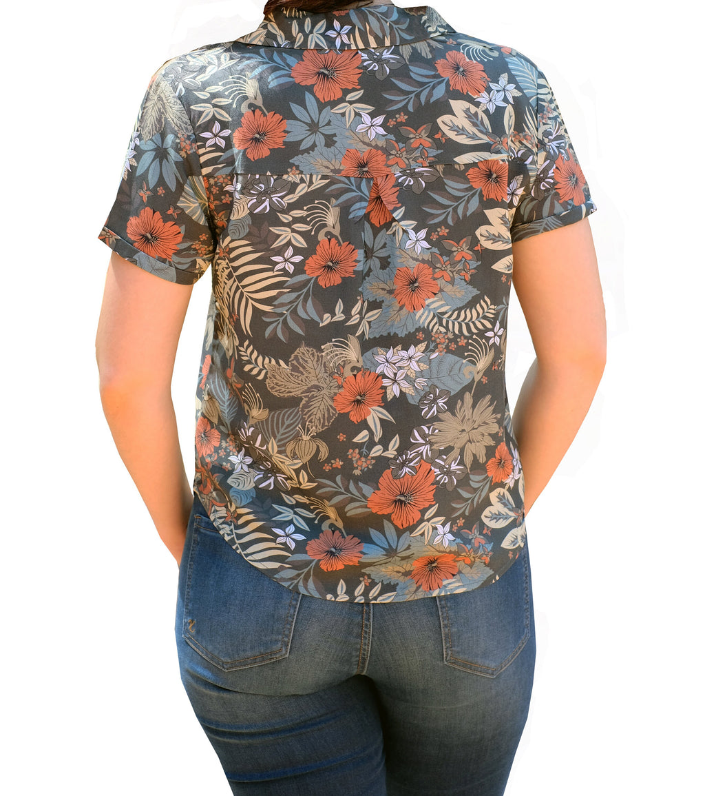 Women's Vintage Floral Shirt